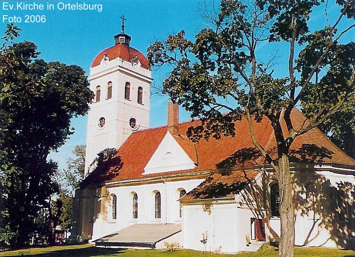 Ortelsburger Kirche nach der Aussenrenovierung